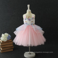 Hochwertige Bekleidungsfabrik Moderne Exquisite Verarbeitung Baby Mädchen Einhorn Kleid